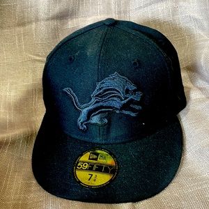 New Era 59 Fifty Detroit Lions Cap. 7 3/4.  Never worn, new with tags.